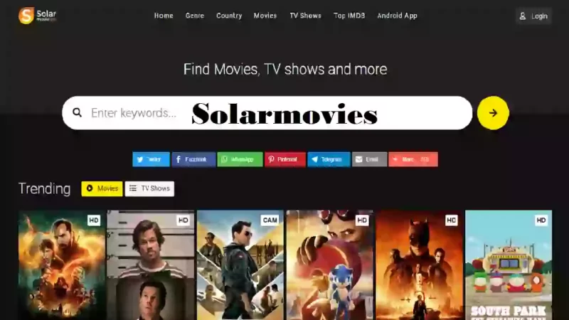 Streaming Movies Online with SolarMovies